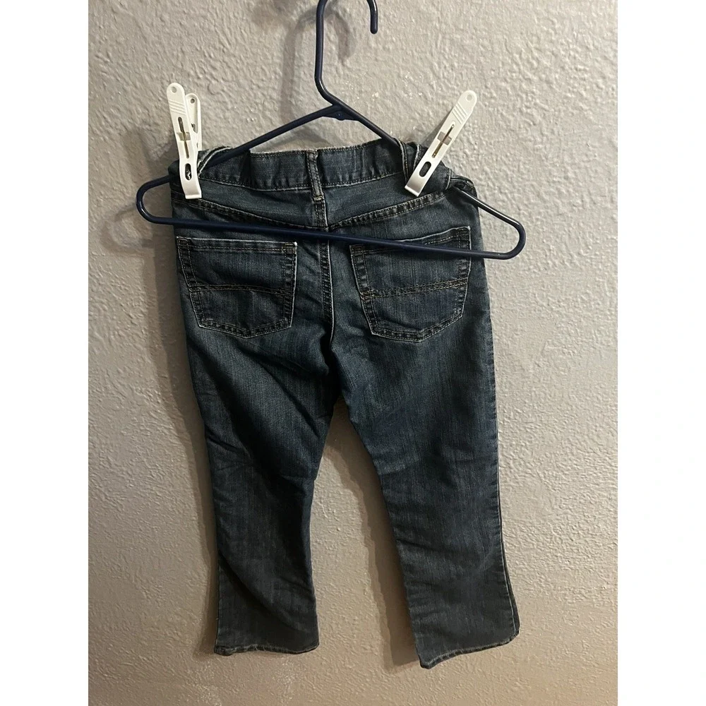 Childrens Place Boys Size 8 ‎ Bootcut Denim Blue Jeans Adjustable Waist